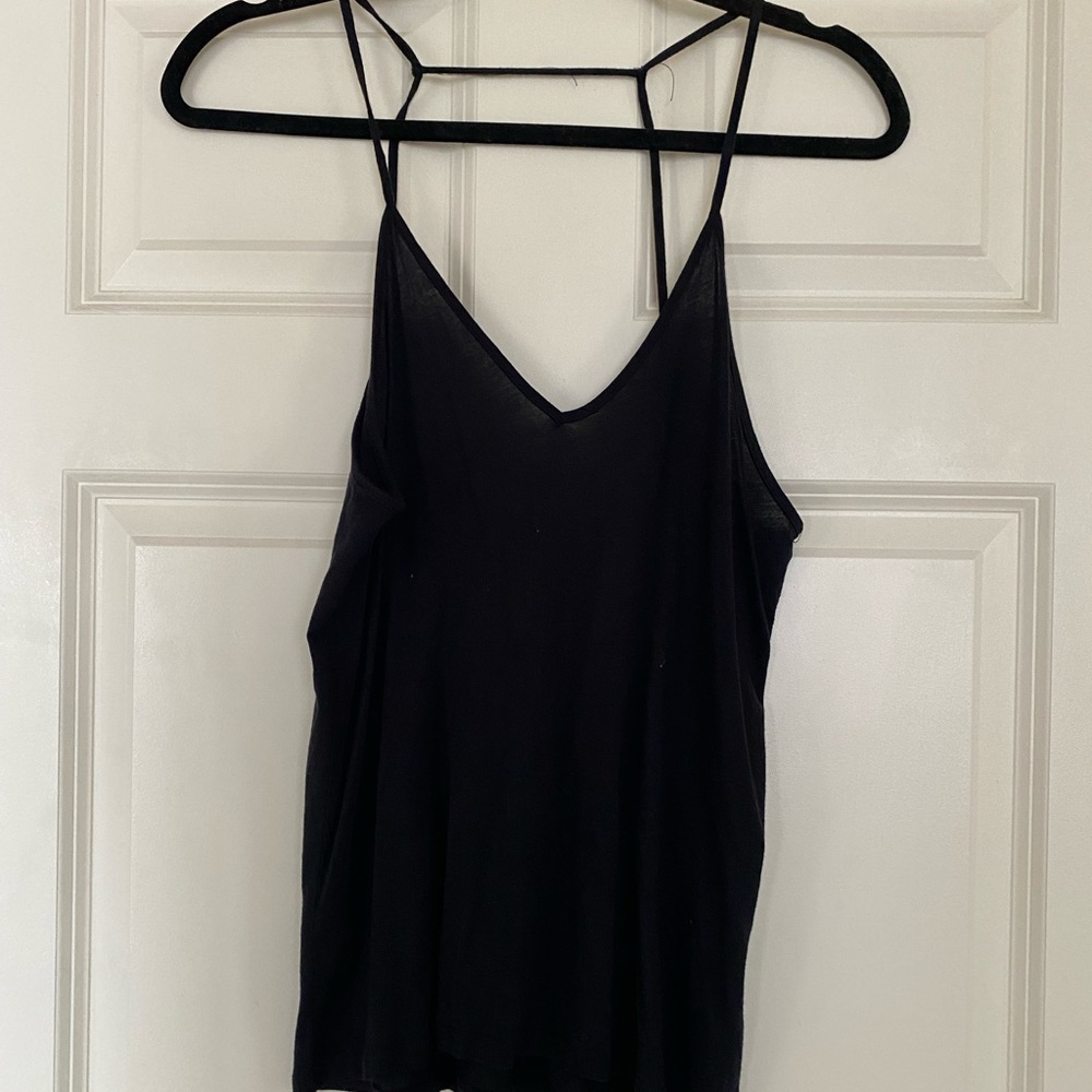 Open back tank top